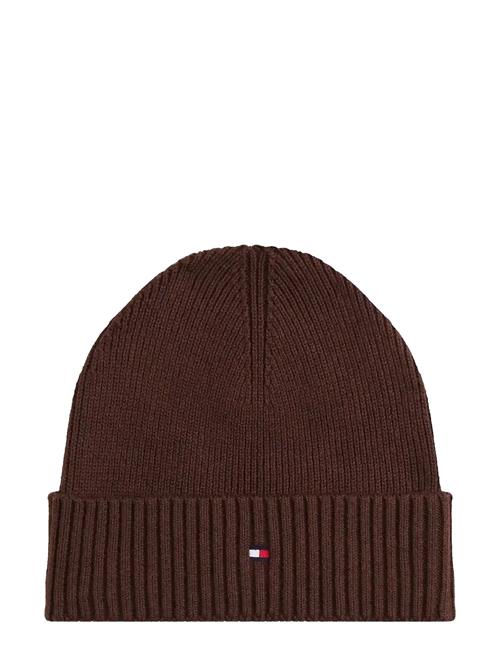 Th Flag Pima Cotton Beanie Tommy Hilfiger Brown