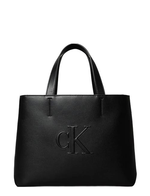 Sculpted Mini Ew Tote Calvin Klein Black