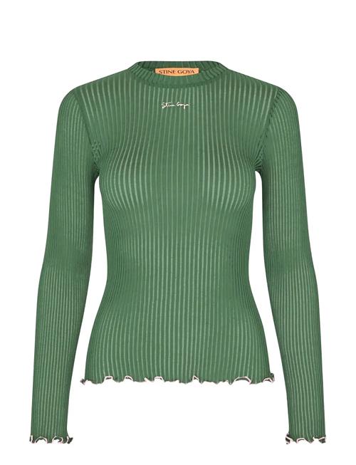 2355 Lux Seamless, Long Sleeve Crew STINE GOYA Green