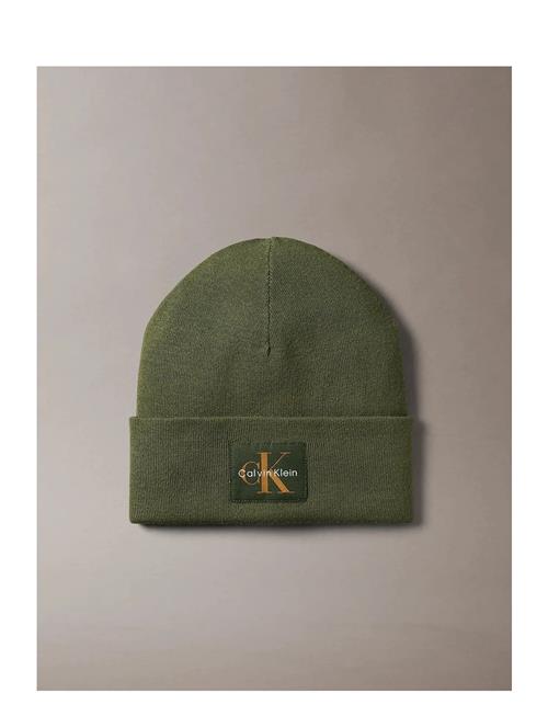Monologo Patch Beanie Calvin Klein Green