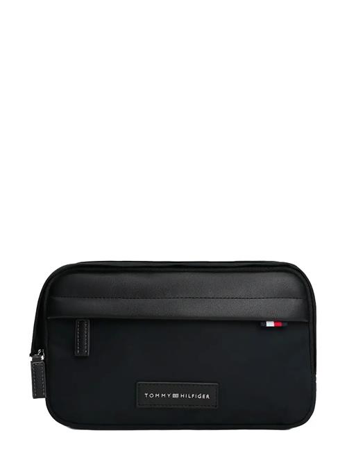 Th Nylon Washbag Tommy Hilfiger Black