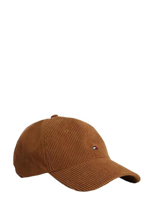 Th Flag 6 Panel Cord Cap Tommy Hilfiger Brown