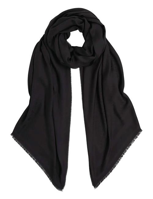 Th Monogram Scarf Tommy Hilfiger Black