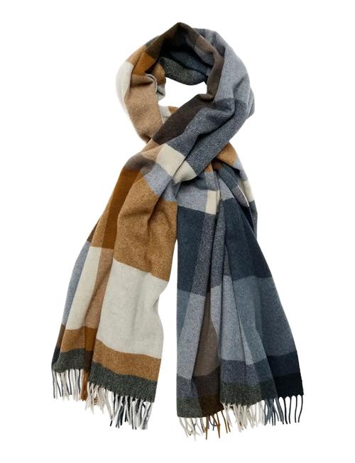 Monica Checked Scarf Newhouse Brown