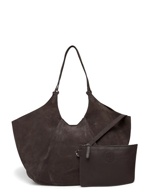 Milan Suede Tote Bag Twist & Tango Brown