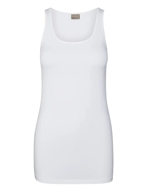 Vmmaxi My Soft Long Tank Top Noos Vero Moda White