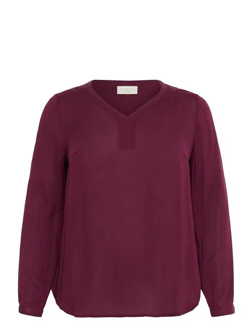 Kcami Ls Blouse Kaffe Curve Red