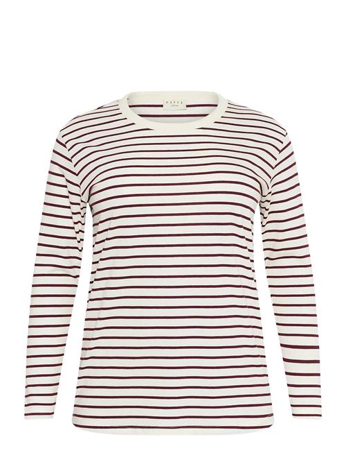 Kcwinni Ls T-Shirt Kaffe Curve Burgundy
