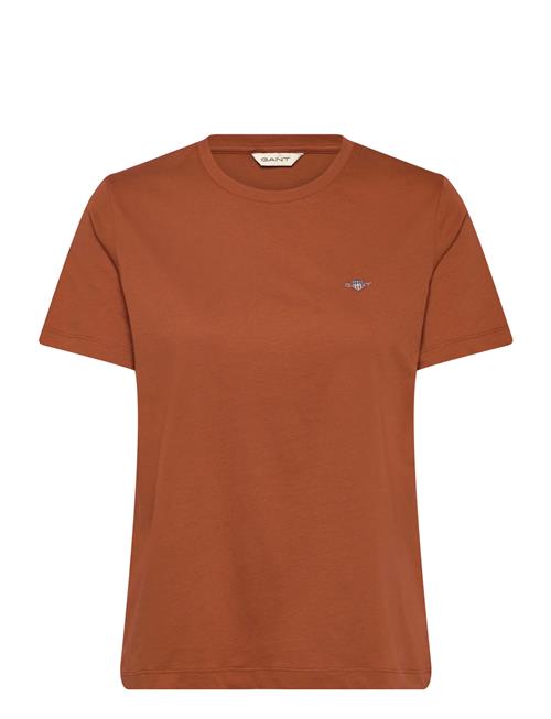 Reg Shield Ss T-Shirt GANT Orange