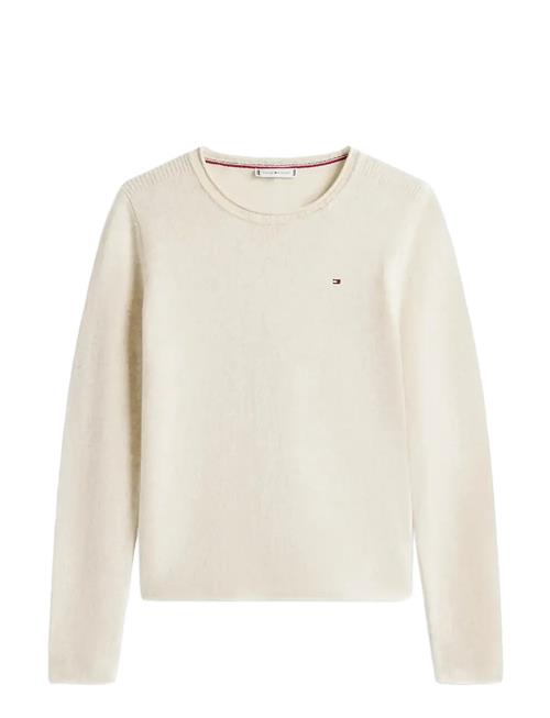 Soft Wool C-Nk Sweater Tommy Hilfiger Cream