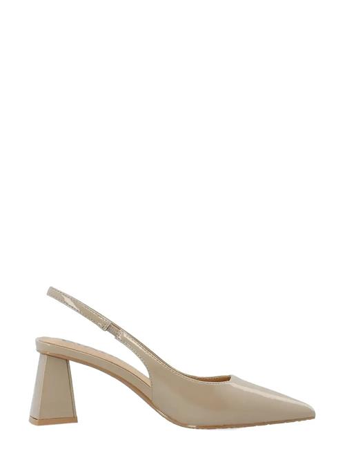 Biamaralyn Slingback Patent Bianco Beige