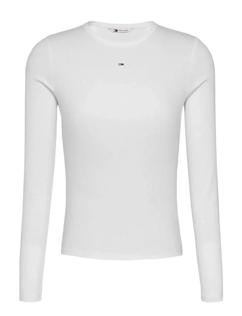 Tjw Slim Essential Rib Ls Tommy Jeans White