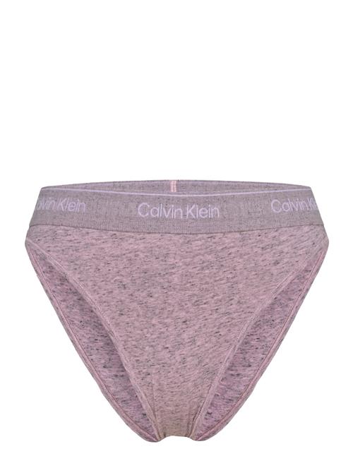 High Leg Tanga Calvin Klein Purple