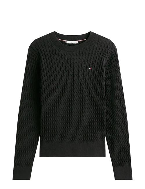 Co Cable Fine Gg C-Nk Ls Swt Tommy Hilfiger Black
