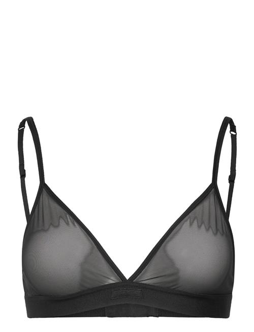 Mesh Triangle Bralette Organic Basics Black