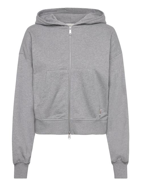 A- French Terry Badge Logo Fz Ho Calvin Klein Jeans Grey