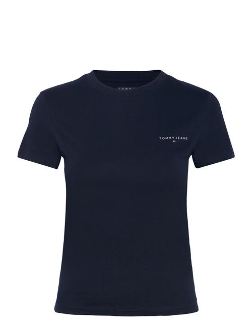 Tjw Slim Linear Ss Tee Ext Tommy Jeans Black