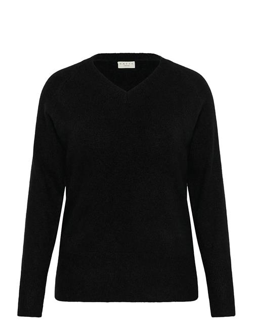 Kcniela V-Neck Pullover Kaffe Curve Black