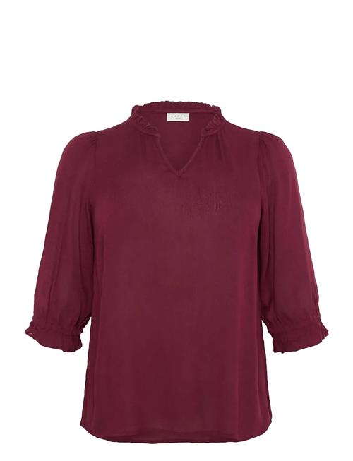 Kckiv Ami Blouse Kaffe Curve Red
