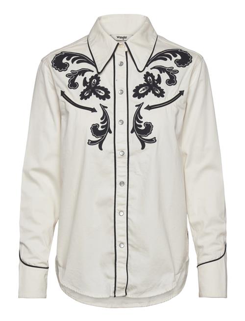 Applique Shirt Wrangler White