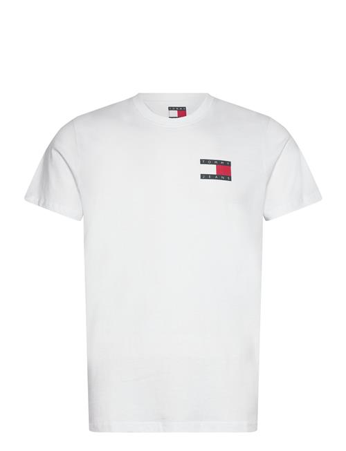 Tjm Slim Essential Flag Tee Ext Tommy Jeans White