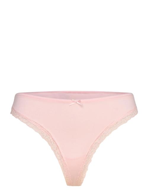 Flex Lace Thong Organic Basics Pink