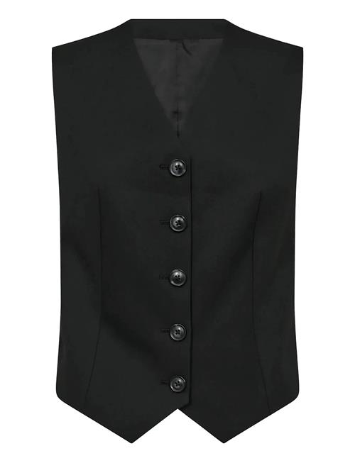 Bs Una Slim Fit Vest Bruun & Stengade Black