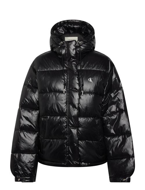 Shine Puffer Jacket Calvin Klein Jeans Black
