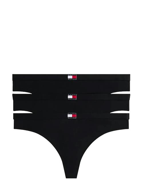 3 Pack Thong Tommy Hilfiger Black