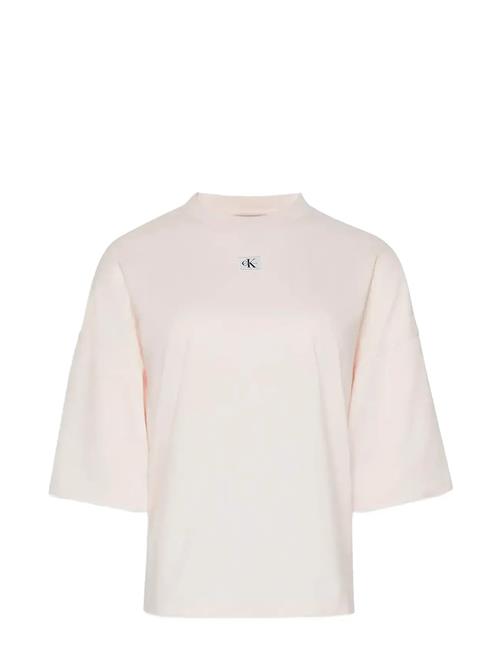 Ss Woven Label Over D Tee Calvin Klein Jeans White