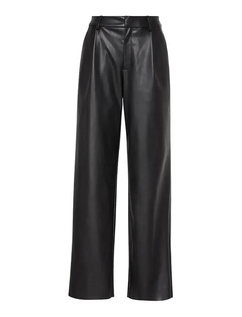 Faux Leather Pleated Trouser Calvin Klein Black