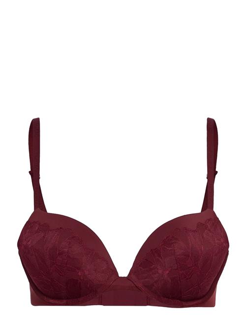 Push Up Plunge Calvin Klein Burgundy