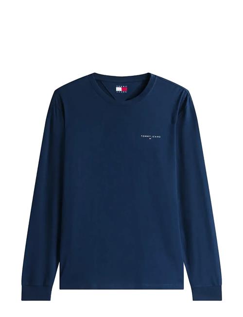 Tjm Slim Chest Linear Ls Tee Ext Tommy Jeans Navy