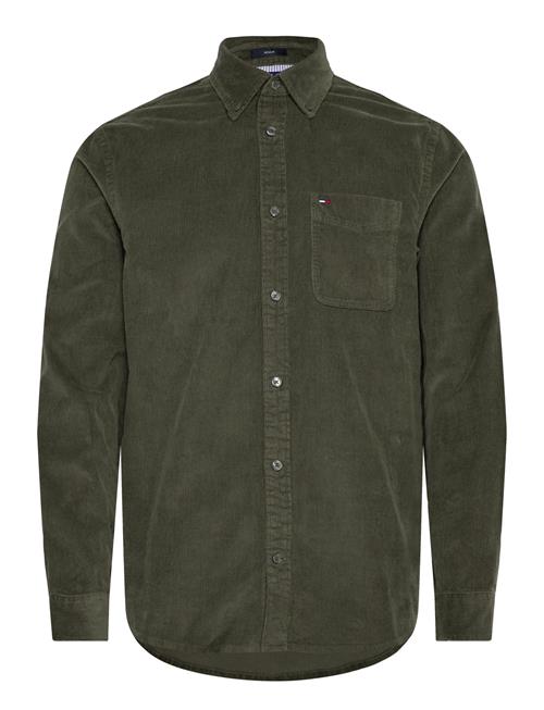 Tjm Reg Baby Cord Shirt Ext Tommy Jeans Green