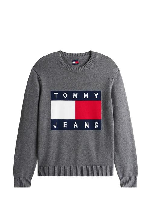 Tjm Reg Melange Flag Sweater Tommy Jeans Grey