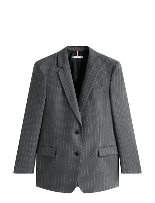 Pinstripe Relaxed Blazer Tommy Hilfiger Grey