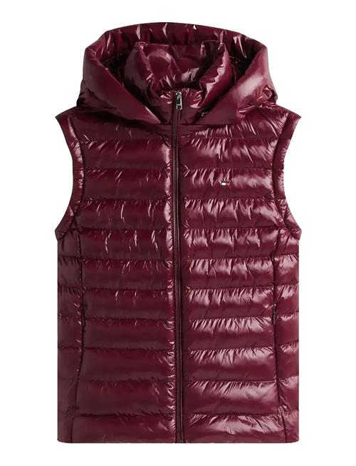 Lw Padded Slim Vest Tommy Hilfiger Burgundy