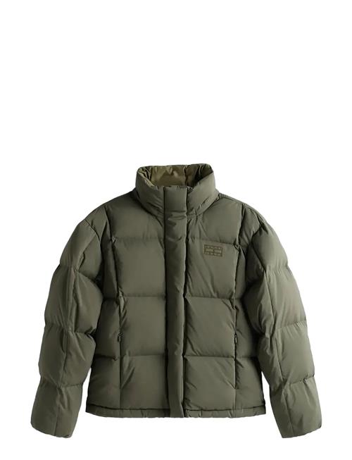 Tjw Alaska Grid Down Jacket Ext Tommy Jeans Khaki