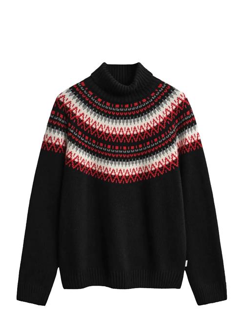 Fair Isle Turtleneck GANT Black