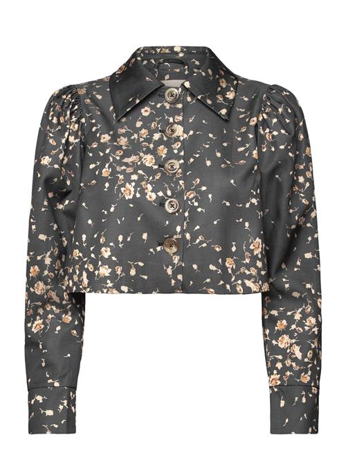 Tailored Satin Cropped Jacket By Ti Mo Patterned