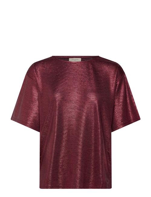 Fqsatina-Tee FREE/QUENT Burgundy