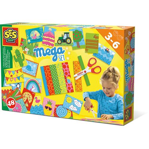 SES Creative I Learn To Use Scissors Håndværkssæt Yellow-3-6 Y  Gul  3-6 år  unisex