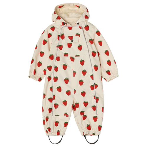 Kuling Milano Overtræksdragt Med Skal Strawberry 92 cm Shell Hvid  92 cm  unisex