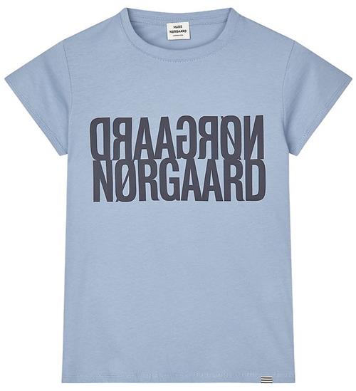 Mads Nørgaard T-shirt - Tuvina Logo - Faded Denim