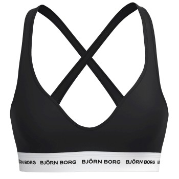 Björn Borg Bh Logo Bralette Sort bomuld Medium Dame