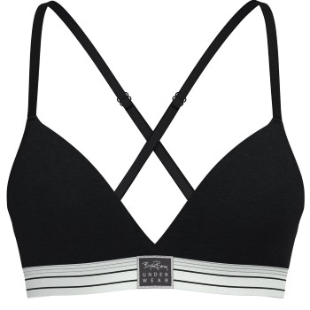 Björn Borg Bh Original Triangle Bra Sort bomuld Large Dame