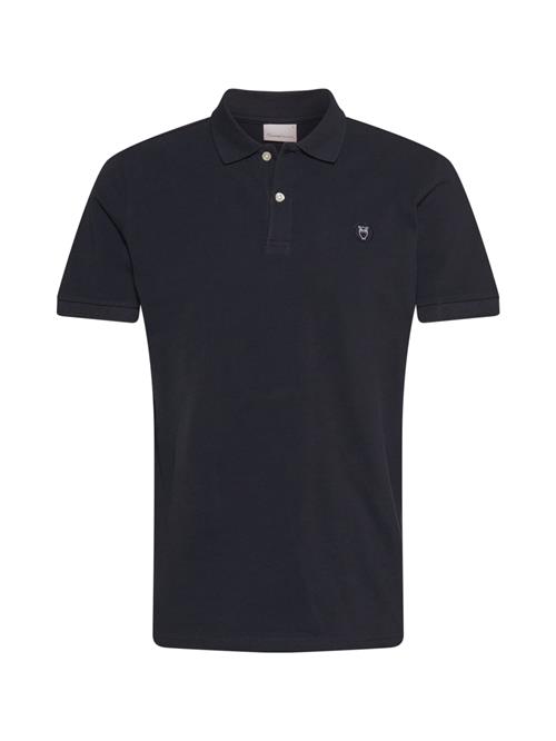 Se KnowledgeCotton Apparel Bluser & t-shirts 'Rowan'  navy / hvid ved About You
