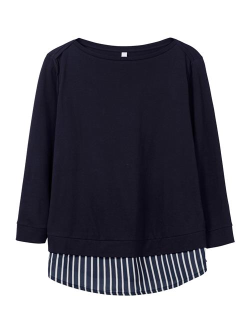 SHEEGO Shirts  natblå / hvid