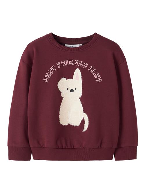 NAME IT Sweatshirt Viloui Burgundy Best Friend Club