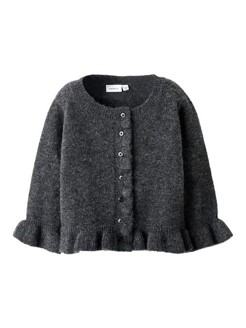 NAME IT Strik Cardigan Supia Dark Grey Melange